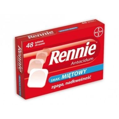 Zdjęcie Rennie Antacidum 48 tabletek do ssania