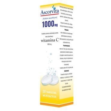 Zdjęcie Ascorvita - Witamina C 20 tabletek musujących