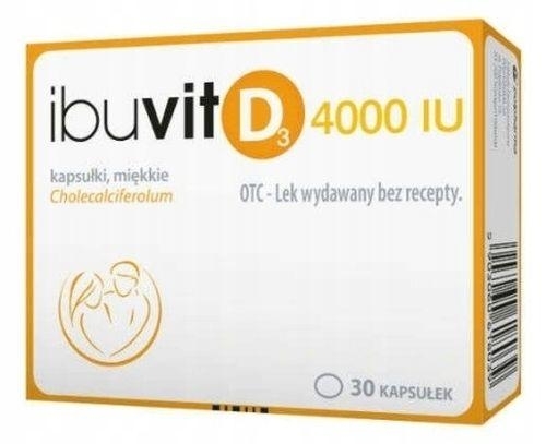 Zdjęcie Ibuvit D3 4000 IU,  30 kaps
