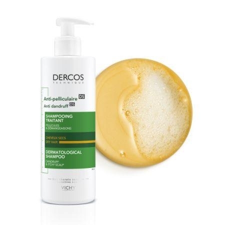 Zdjęcie VICHY DERCOS Szampon zwalczający łupież suchy 390 ml