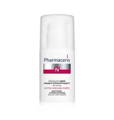 Zdjęcie PHARMACERIS N ACTIVE-CAPILARIL Krem Kojąco-Wzmacniający do twarzy 30 ml