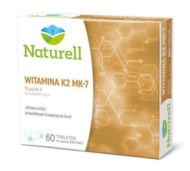 Zdjęcie NATURELL Witamina K2 MK-7 tabletki do ssania, 60 tabletek