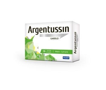 Zdjęcie ArgenTussin Gardło smak miętowo-cytrynowy 16 past.