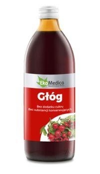 Zdjęcie Głóg Sok 100% EkaMedica, 500ml