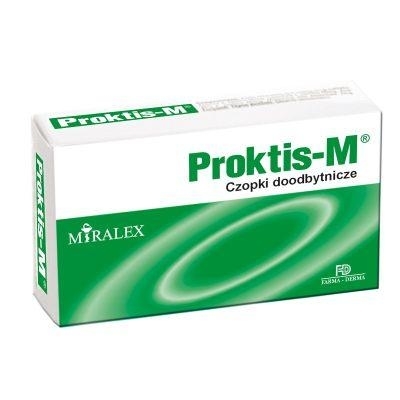 Zdjęcie Proktis-M czopki doodbytnicze z kwasem hialuronowym 5mg 10 czopków