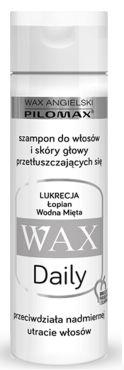 Zdjęcie WAX ang Pilomax HENNA Daily WAX Szampon do włosów przetłuszczających się 200ml