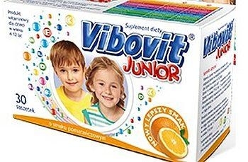 Zdjęcie Vibovit Junior pomarańczowy, 30 saszetek