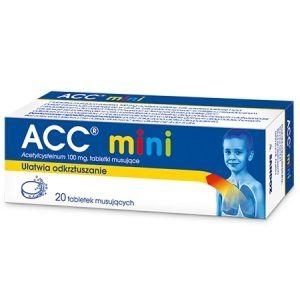 Zdjęcie ACC mini tabletki musujące, 20 tabletek