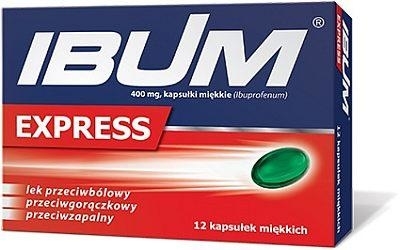 Zdjęcie Ibum Express kapsułki miękkie 0,4 g ,12 kapsułek