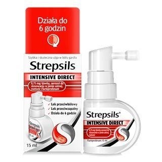 Zdjęcie Strepsils Intensive Direct Aerozol do stosowania w jamie ustnej 15 ml