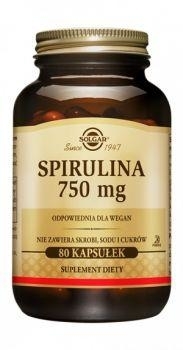 Zdjęcie SOLGAR Spirulina 750 mg 80 tabletek