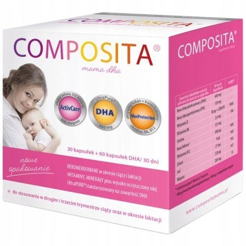 Zdjęcie Composita Mama DHA 30kaps.+60kaps.