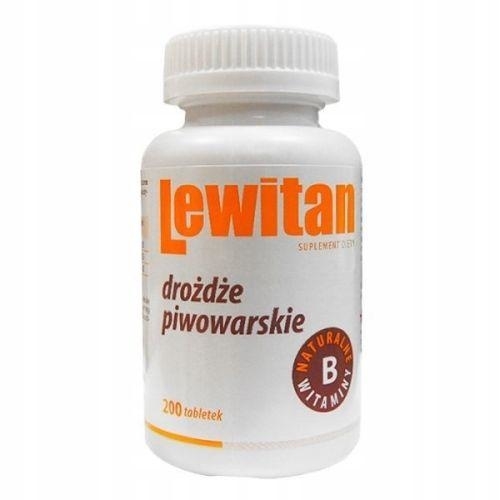 Zdjęcie Lewitan z droży piwowarskich 200 tabletek