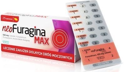 Zdjęcie neoFuragina Max tabl. 0,1 g 25 tabl.