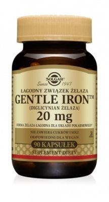 Zdjęcie SOLGAR Gentle Iron (żelazo) 20mg 90 kapsułek