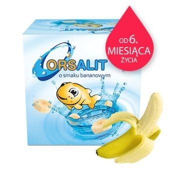 Zdjęcie Orsalit smak bananowy proszek do sporządzenia zawiesiny dla dzieci, 10 saszetek