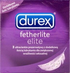 Zdjęcie Prezerwatywy DUREX Fetherlite Elite ultracienki 3 sztuki