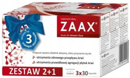 Zdjęcie Zaax, 3 op. po 30 kaps.