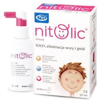 Zdjęcie Pipi Nitolic zestaw do leczenia wszawicy, 50 ml