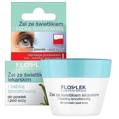 Zdjęcie FLOS-LEK Żel ze świetlikiem lekarskim i babką lancetowatą do powiek i pod oczy 10 g