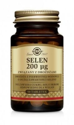Zdjęcie SOLGAR Selen 200 mcg 50 tabletek