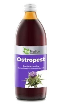 Zdjęcie Ostropest sok 100% EkaMedica, 0,5L