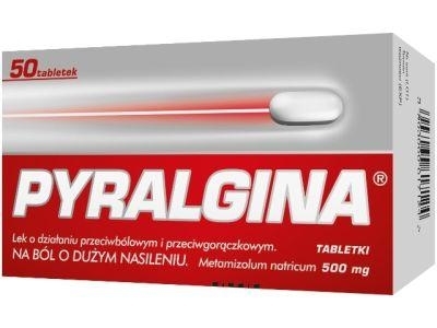 Zdjęcie Pyralgina tabl. 0,5 g 50 tabl.