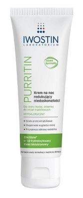 Zdjęcie IWOSTIN PURRITIN Krem na noc redukujacy niedoskonałości 40ml