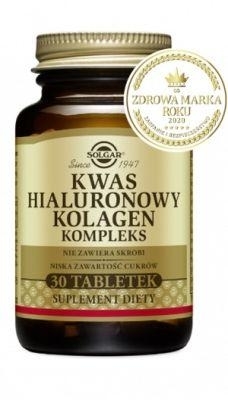 Zdjęcie SOLGAR Kwas hialuronowy 30 tabletek
