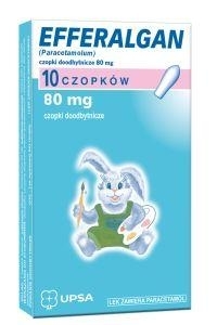 Zdjęcie Efferalgan czopki 80 mg 10 czopków