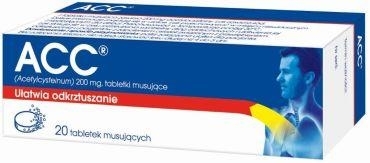 Zdjęcie ACC tabletki musujące  0,2 g 20 tabletek