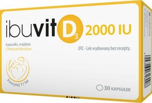 Zdjęcie Ibuvit D3 2000 IU, 30 kaps.