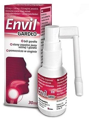 Zdjęcie Envil gardło aerozol do stosowania w jamie ustnej