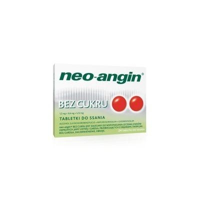 Zdjęcie Neo-Angin bez cukru 24 tabletki do ssania
