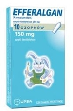 Zdjęcie Efferalgan czopki 150 mg 10 cz...