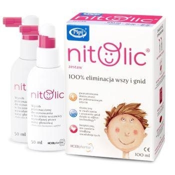 Zdjęcie Pipi Nitolic zestaw do leczenia wszawicy, 100 ml