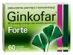 Zdjęcie Ginkofar forte 0,08g 60 tablet...