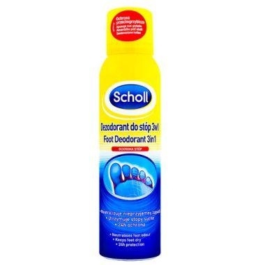Zdjęcie SCHOLL Dezodorant do stóp 3 w 1 aerozol 150ml