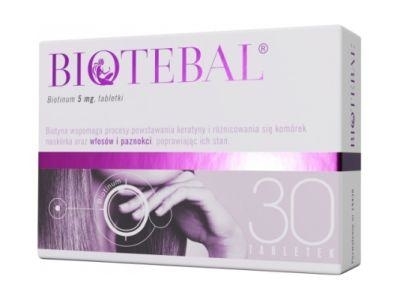 Zdjęcie Biotebal Max tabl. 0,01 g 30 tabl.