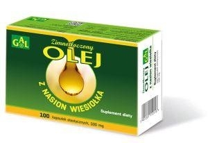 Zdjęcie Olej z nasion wiesiołka GAL 100 kapsułek
