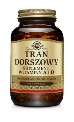 Zdjęcie SOLGAR Dorszowy tran norweski 100 kapsułek