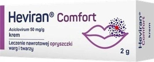 Zdjęcie Heviran Comfort krem 50 mg/g , 2 g