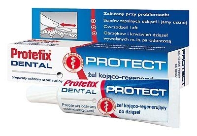 Zdjęcie Protefix Protect Żel kojąco-regenerujący do dziąseł