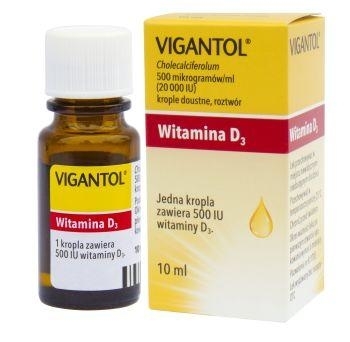 Zdjęcie Vigantol krople do ustne 20000j.m./ml 10ml